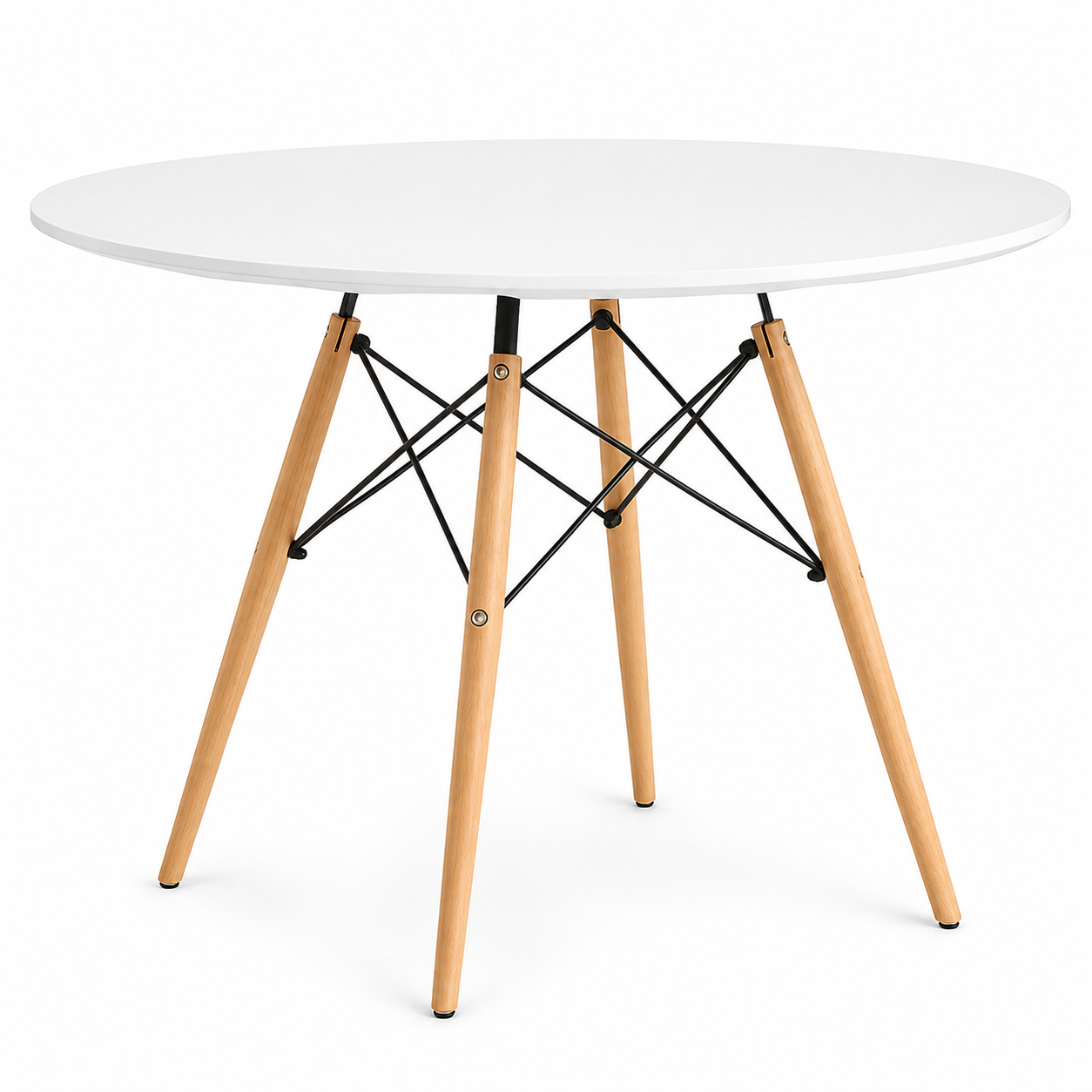 MESA EAMES 80CM EN MADERA HAYA 1