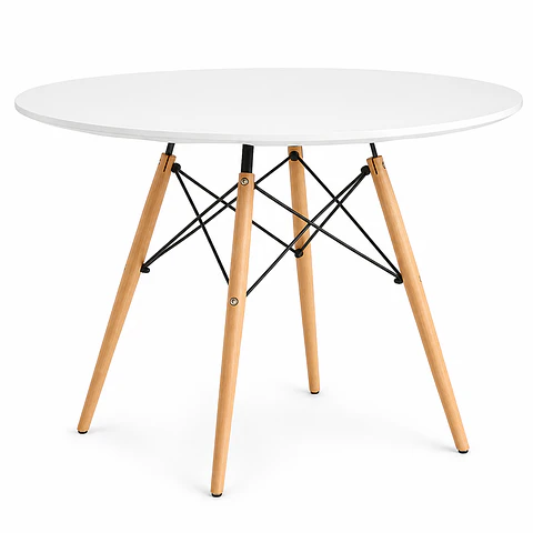 MESA EAMES 80CM EN MADERA HAYA