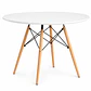 MESA EAMES 80CM EN MADERA HAYA - Miniatura 1