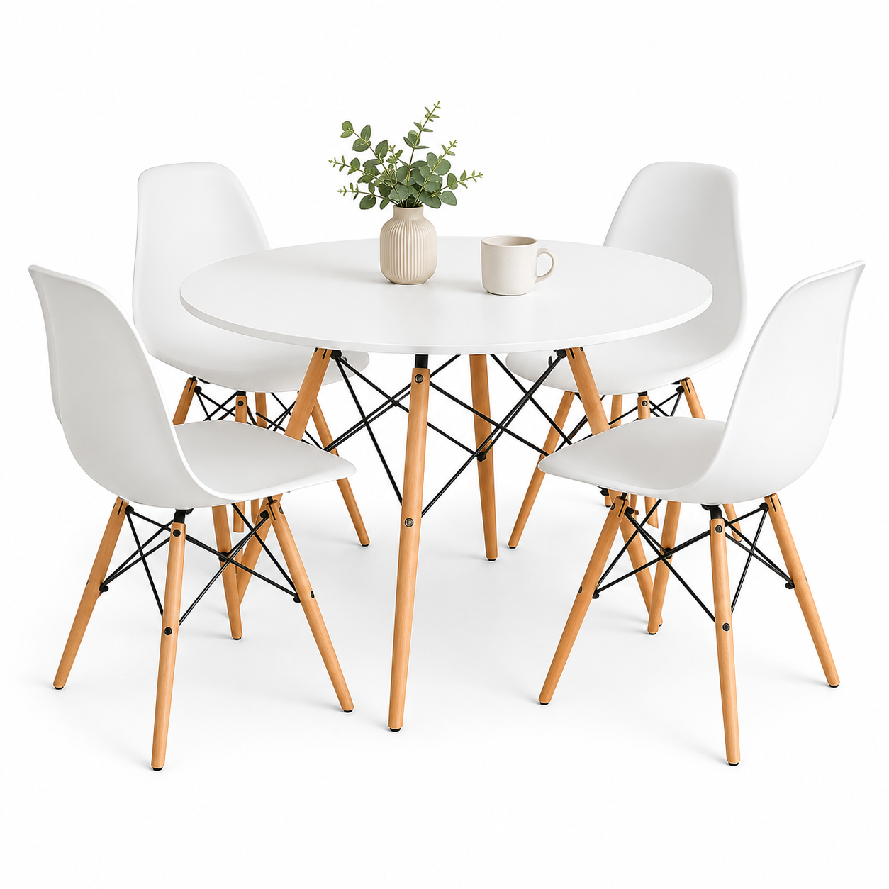 MESA EAMES 80CM EN MADERA HAYA 2