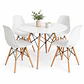 MESA EAMES 80CM EN MADERA HAYA - Miniatura 2