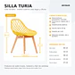 SILLA EAMES PRO TURIA- DORADA - Miniatura 2