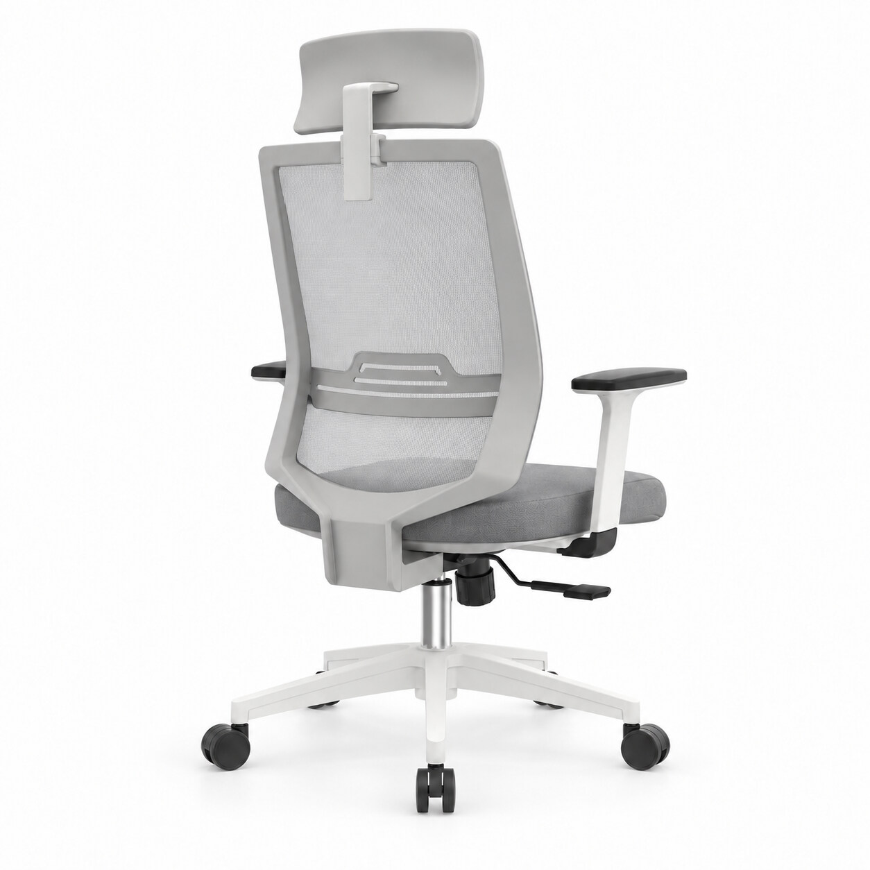 SILLA GERENCIAL THINK GRIS MARCO BLANCO  4