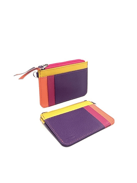 Monedero Slim Doble Violeta (edición exotiqua)