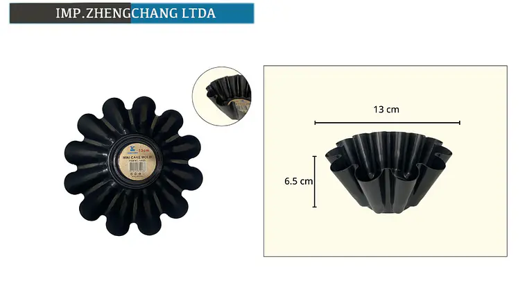 MOLDE QUEQUE FLOR 13CM 1