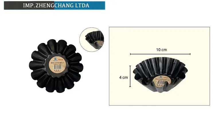 MOLDE QUEQUE FLOR 10CM 1