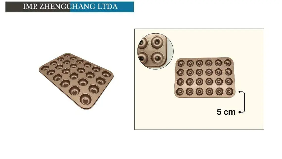 MOLDE 24 MINI DONAS 1