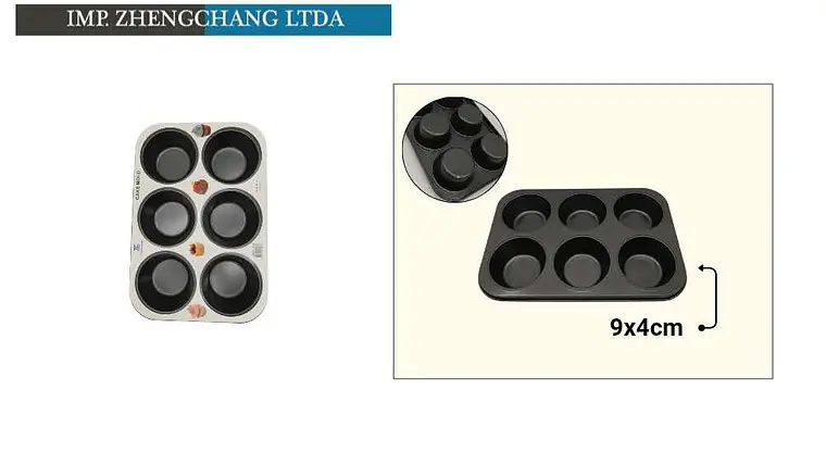 MOLDE 6 CUPCAKES 9CM 1