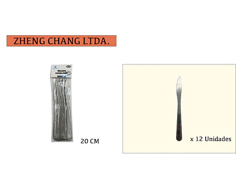 Cuchillo de mesa 12 piezas
