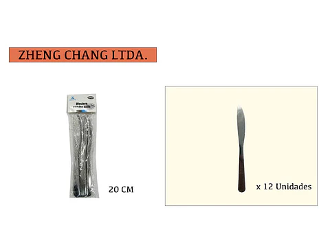 Cuchillo de mesa 12 piezas 