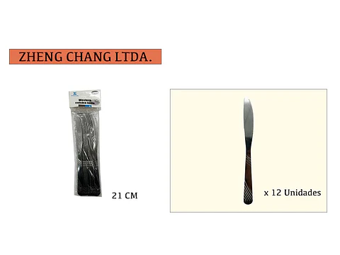 Cuchillo de mesa 12 piezas 