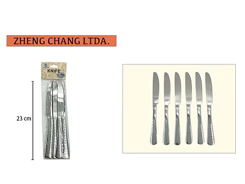 Cuchillo de mesa 6 piezas 