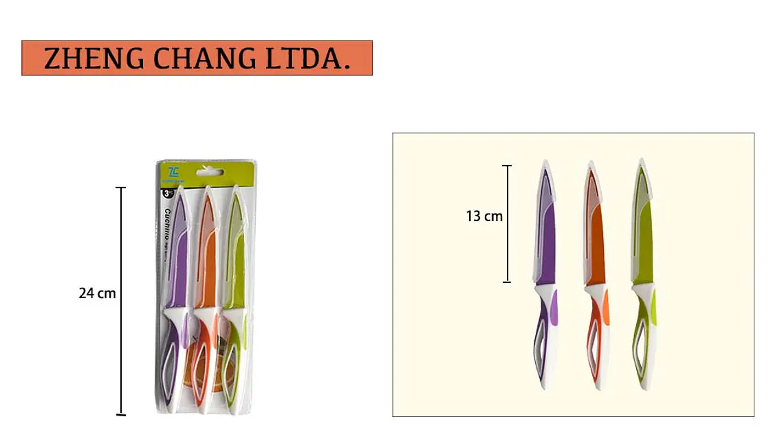 Set de cuchillo colores   1