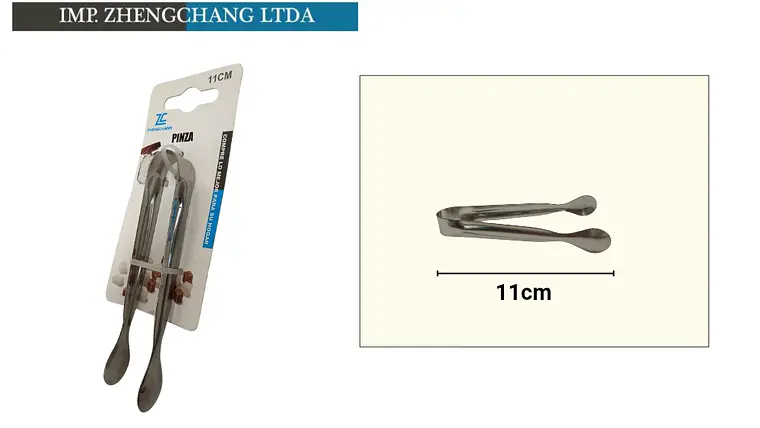 Pinza metálica chica 11cm   1