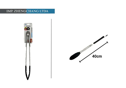 Pinza metálica mango silicona 40cm 