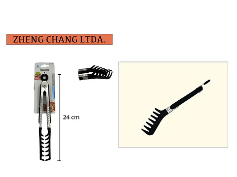Pinza de servir metálica 24cm
