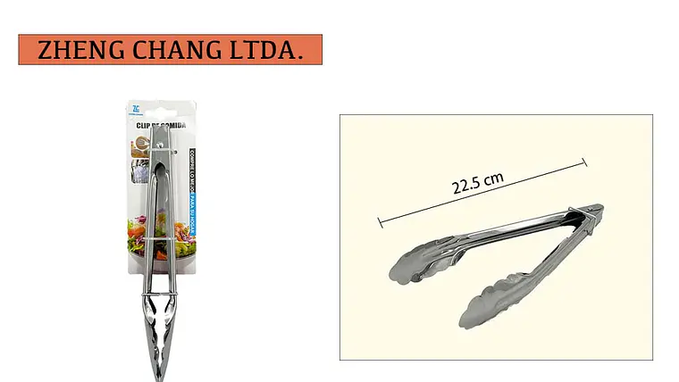 Pinza acero inox 22.5cm  1