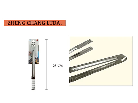 Pinzas acero inox 25cm 