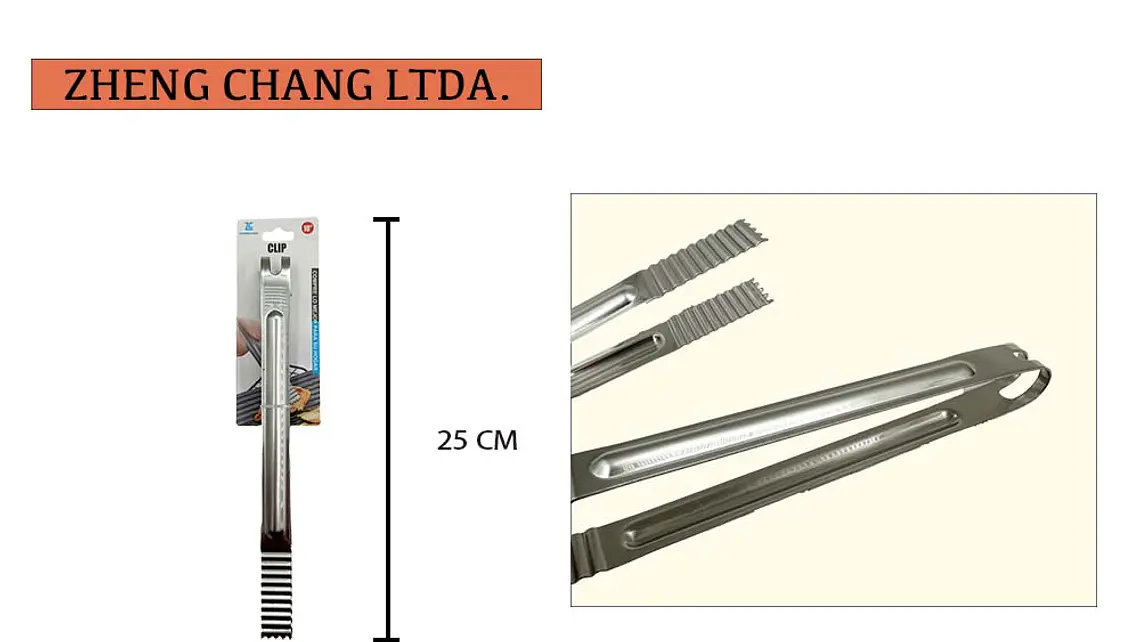 Pinzas acero inox 25cm  1