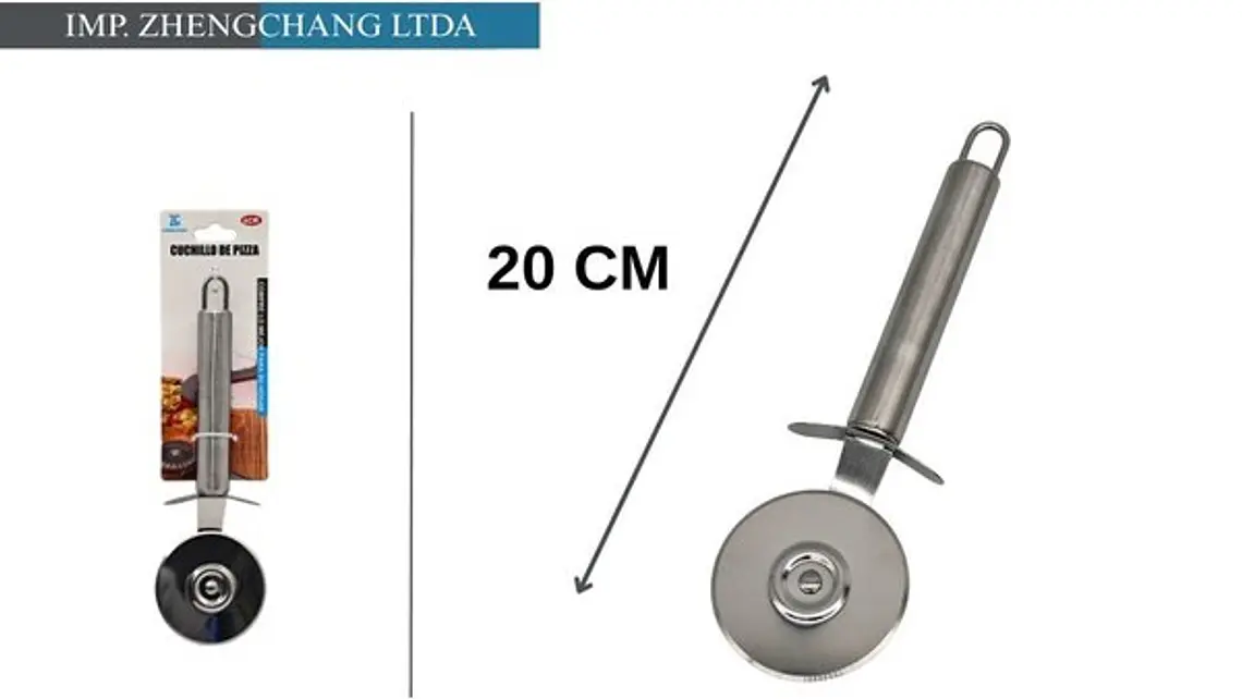 Cortador para pizza acero inox  1