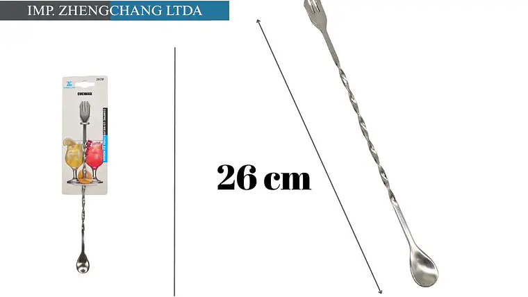 Cuchara coctelera 26cm  1