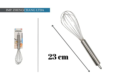Batidor de acero inox 23 cm 