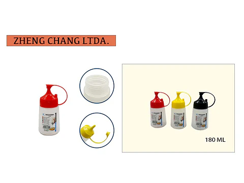 Botella dispensadora de salsa 180ml