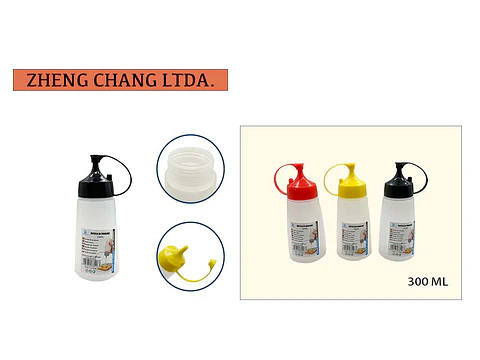 Botella dispensadora de salsa 300ml