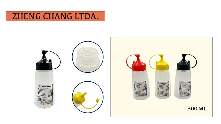 Botella dispensadora de salsa 300ml 1