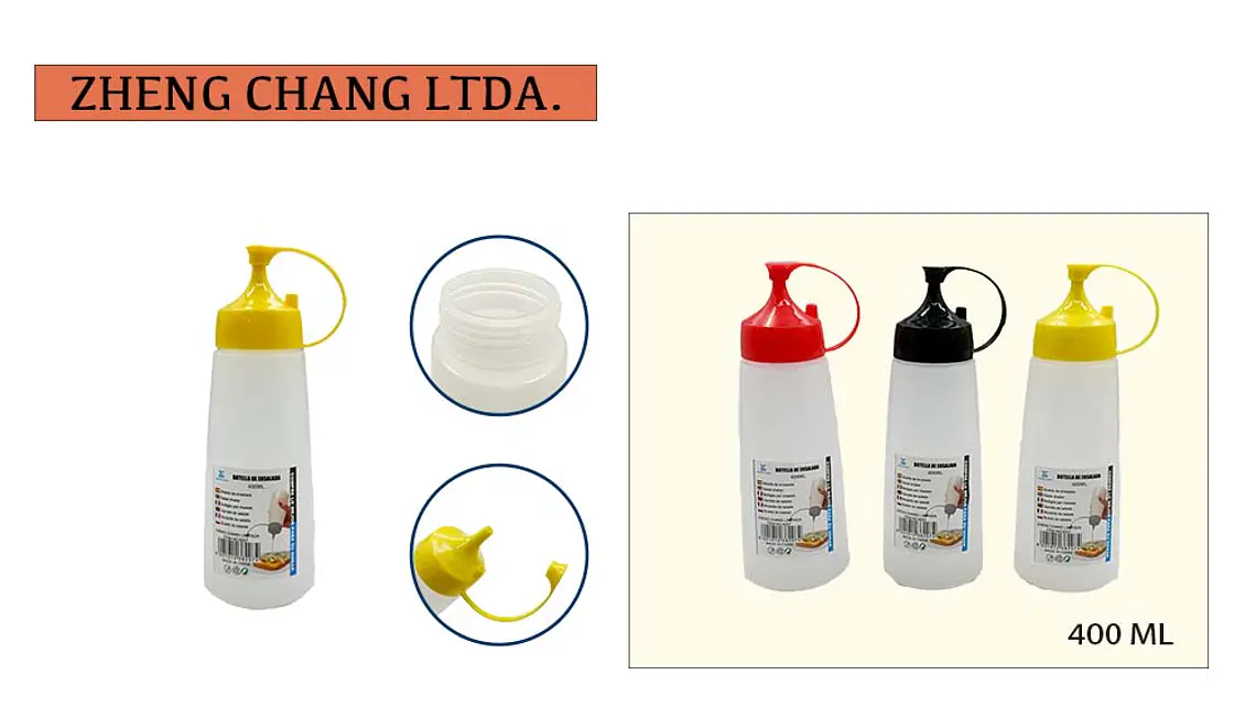 Botella dispensadora de salsa 400ml 1