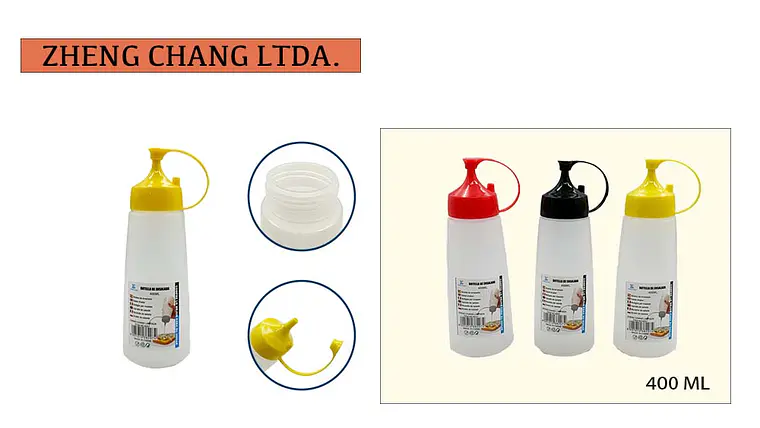 Botella dispensadora de salsa 400ml 1