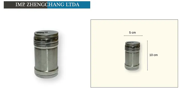 Salero/especiero acero inox 10cm  1