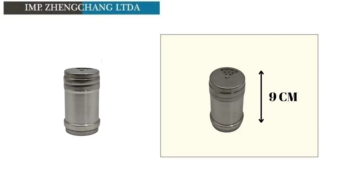 Salero/especiero acero inox 9cm  1