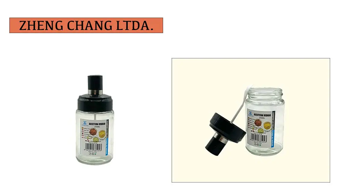 Salero/especiero de vidrio 250ml  1