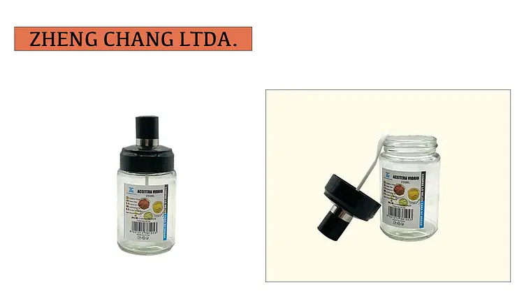 Salero/especiero de vidrio 250ml  1