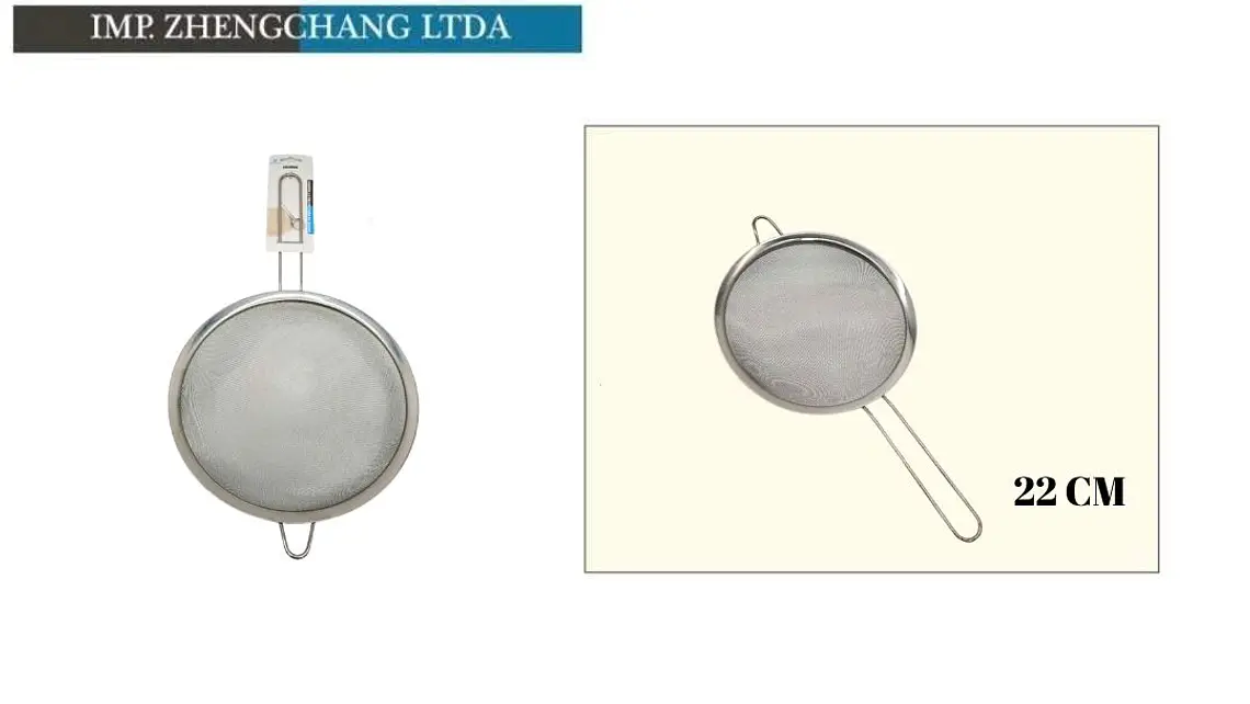 Colador acero inox 22cm  1