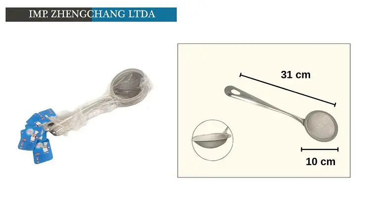 Colador acero inox 10cm  2