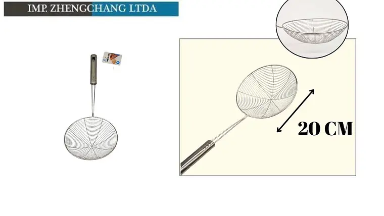 Colador acero inox 20cm  1