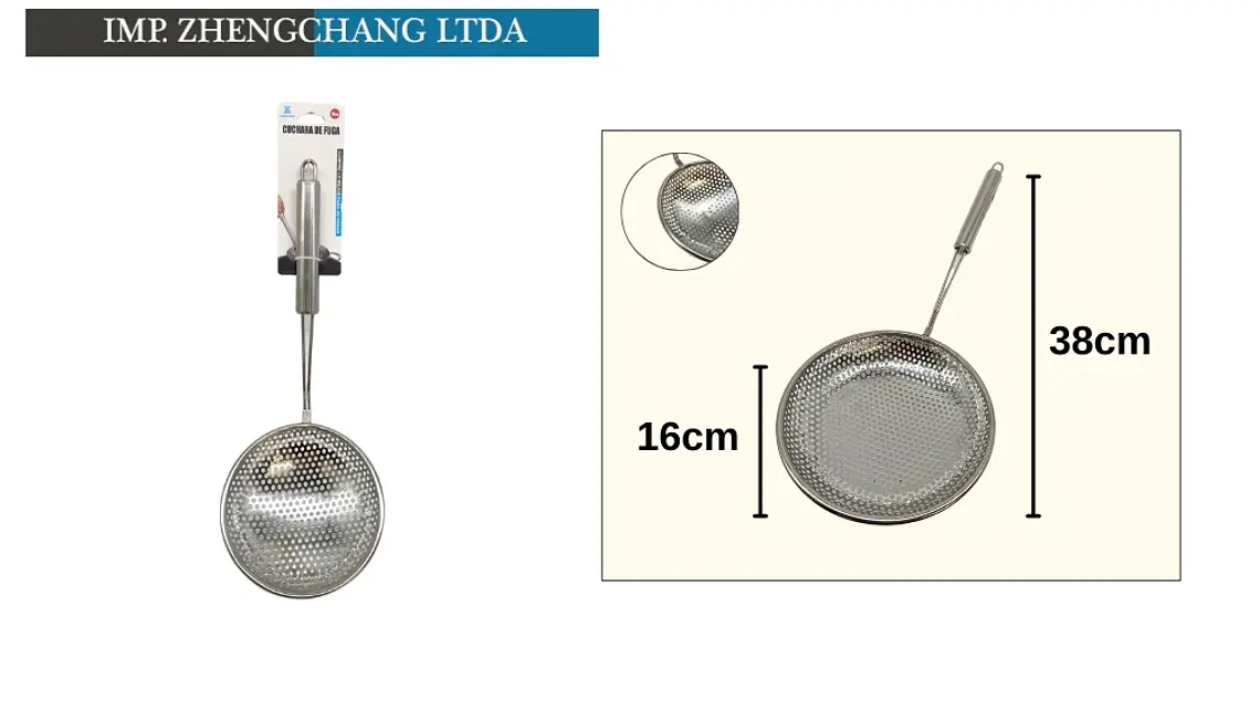 Colador acero inox 16cm  1