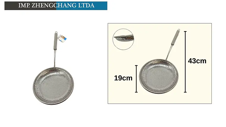 Colador acero inox 19cm  1