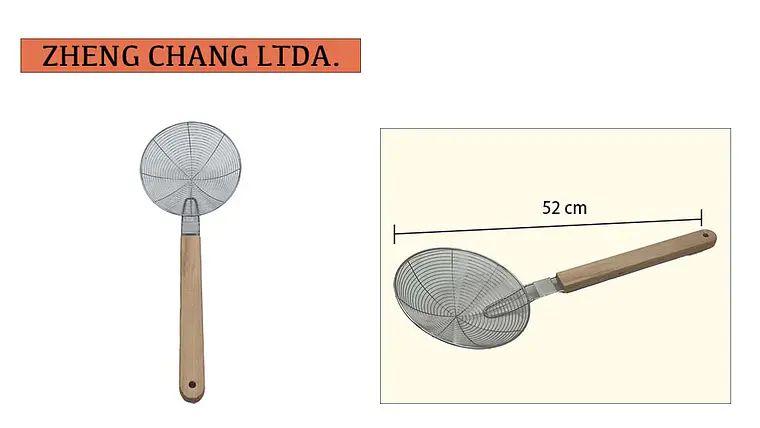 Colador mango madera 52cm  1