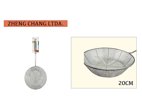 Colador canasta acero inox 20cm