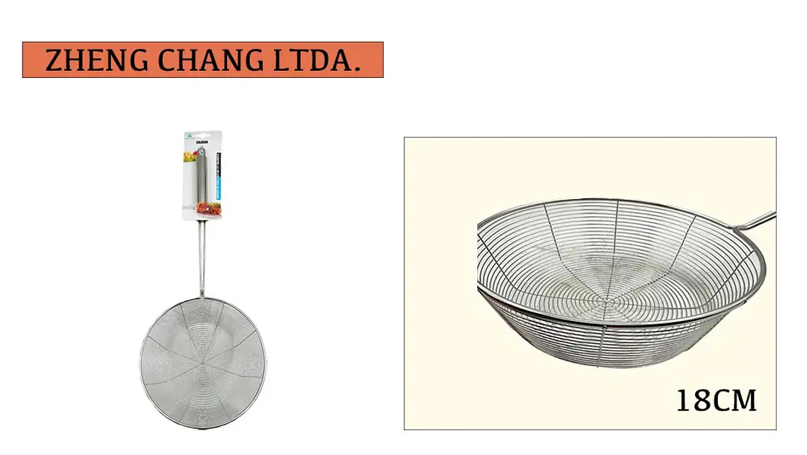 Colador canasta acero inox 18cm 1