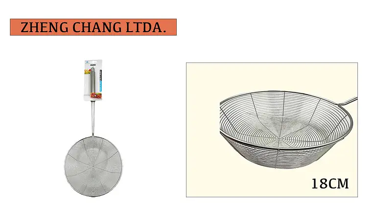 Colador canasta acero inox 18cm 1