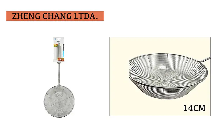 Colador canasta acero inox 14cm 1