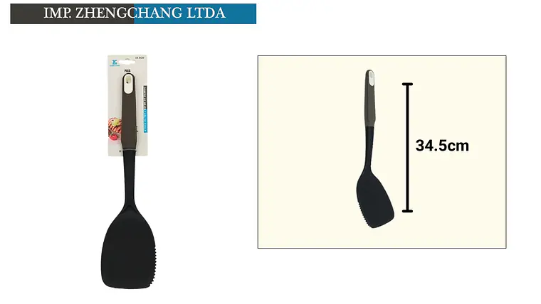 Espátula plástica negra 34.5cm  1