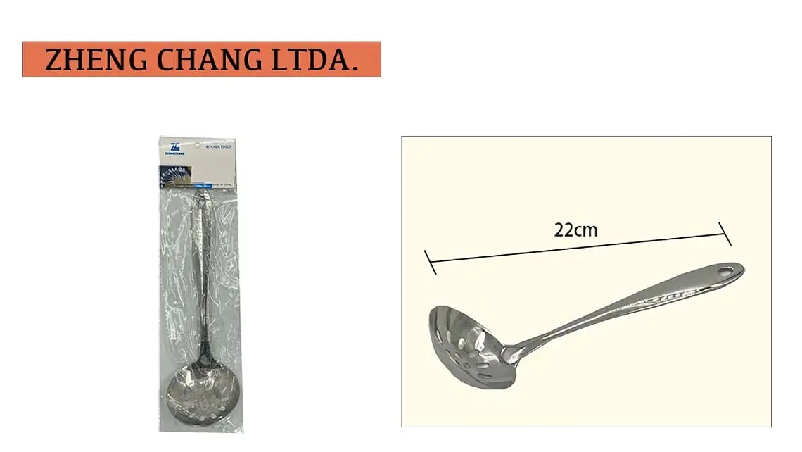Cucharon colador acero inox  1