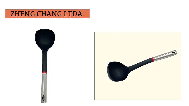 Cucharon calo plástico negro  1