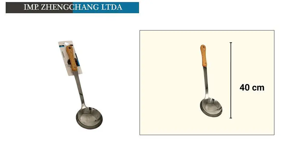 Cuchara acero inox mango de madera  1