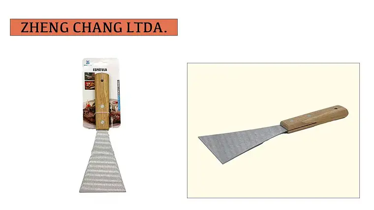 Espatula churrasquera triangular  1